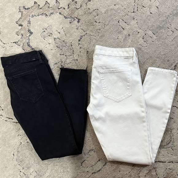 MOTHER Denim - MOTHER Black and White Skinny Jeans, Style The Looker, Gorgeous!!! Size 29